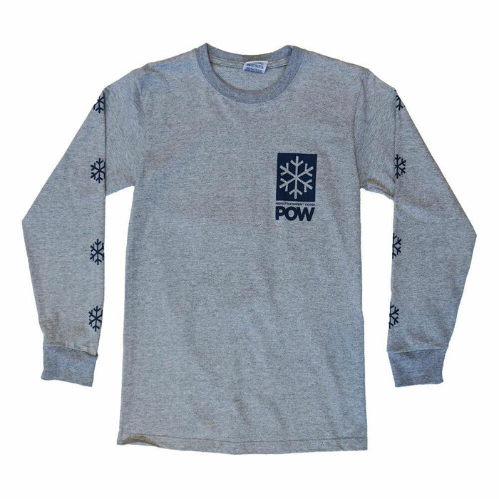POW Stacked Logo Long Sleeve - Athletic - Comor - Go Play Outside