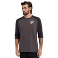 Race Face Men's Commit 3/4 Sleeve Shirt Charcoal