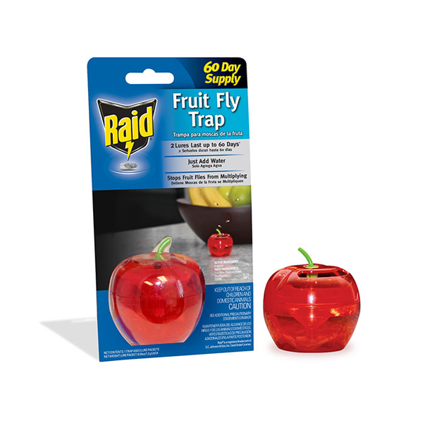 Raid Fruit Fly Trap 60 and 120 Day Supply