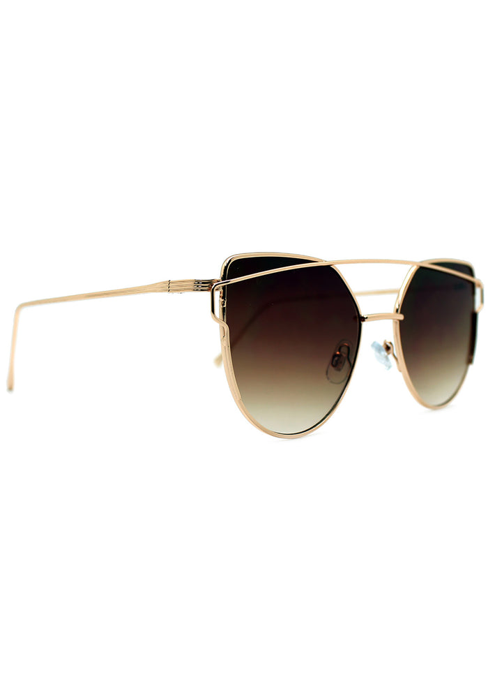 LASR Rapture Kitty Eye Sunglasses — detail view