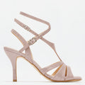 Recoleta Twins - Old Rose Pink with tiny Silver polkadots