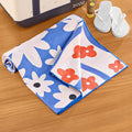 Reversible Microfiber Beach Blanket, Posh Wave