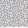 Riley Blake Letters From Home Stamps White C15613-WHITE
