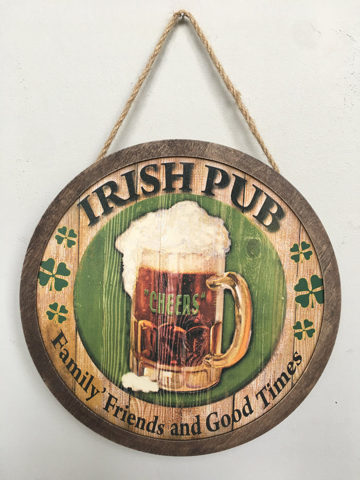 Saint Patrick’s Day Irish Pub Wall Hanging