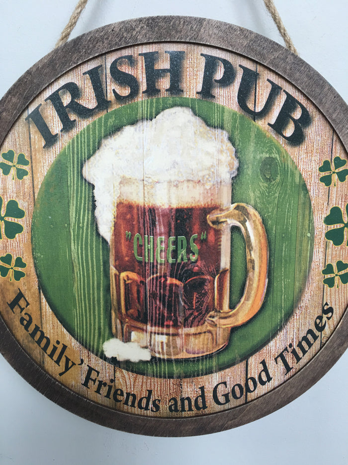 Saint Patrick’s Day Irish Pub Wall Hanging