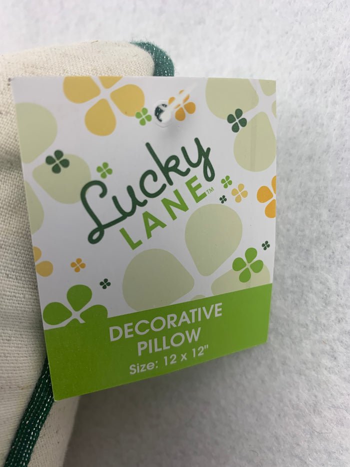 Saint Patrick’s Day Truck Filled With Shamrocks Full of Luck Pillow