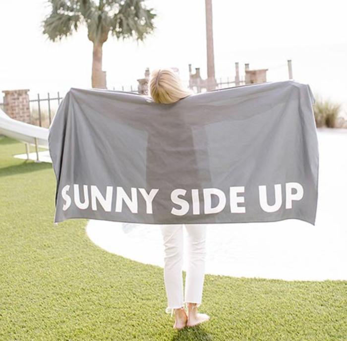 SALE Quick Dry Oversized Beach Towel - Sunny Side Up