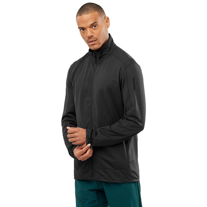 Salomon Essential Lightwarm Full Zip Mid Layer Sweater 2023 - Men