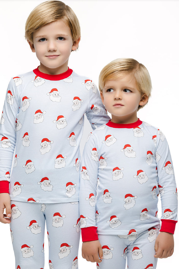 Santa Pastel Boy 2-pc PJ Pajamas