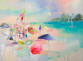 Set Sail painting Teil Duncan - Christenberry Collection