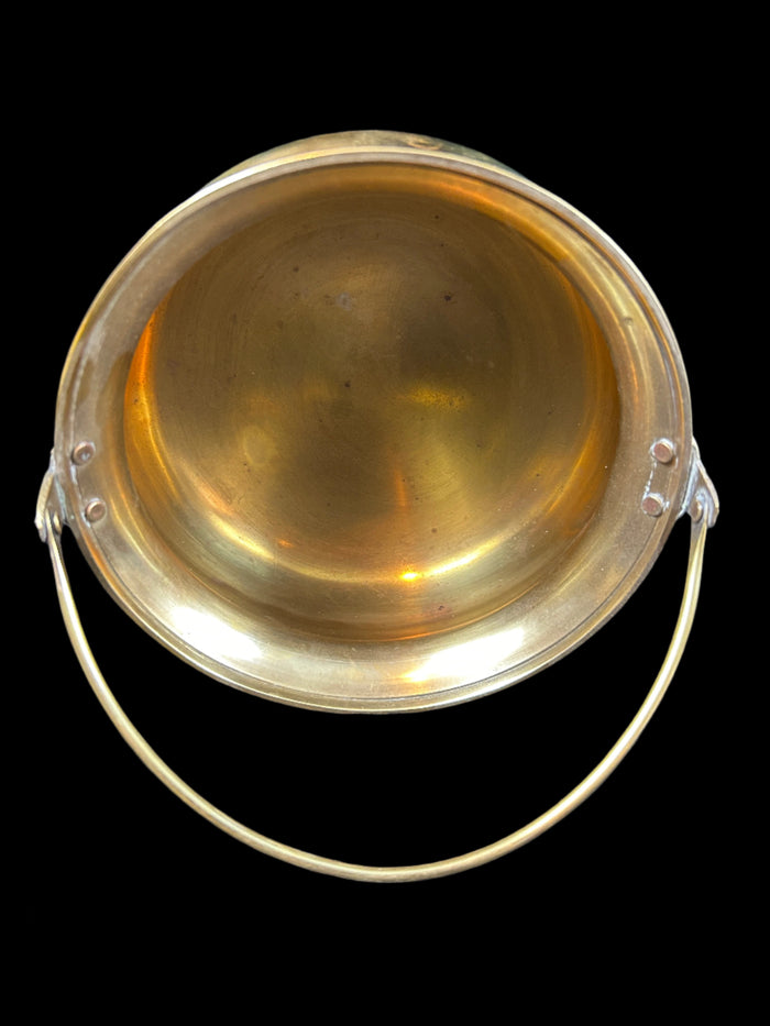 Small Brass Cauldron