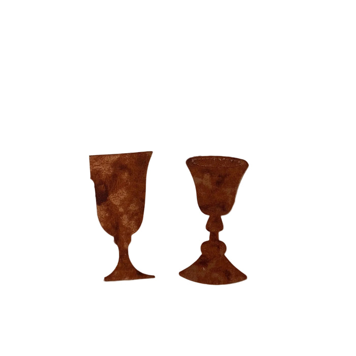 Small Copper Metallic Goblets - 3 LEFT