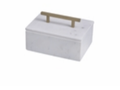 Small Marble Jewelry Box W/Handle