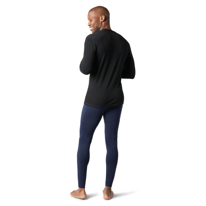 Smartwool Men's Classic Thermal 250g Merino Baselayer Crew Top Black - Comor - Go Play Outside