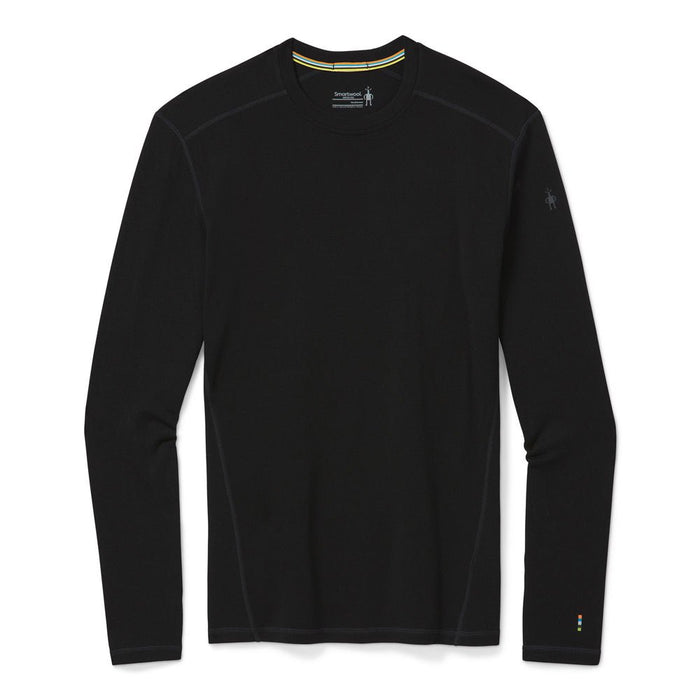 Smartwool Men's Classic Thermal 250g Merino Baselayer Crew Top Black - Comor - Go Play Outside