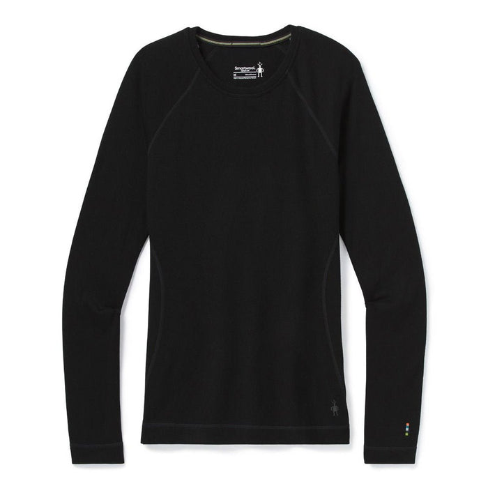Smartwool Women's Classic Thermal 250g Merino Baselayer Crew Top Black - Comor - Go Play Outside