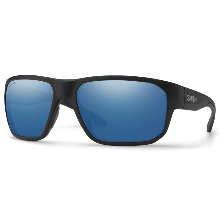 Smith Arvo Sunglasses Matte Black/ChromaPop Polarized Blue Mirror - Comor - Go Play Outside