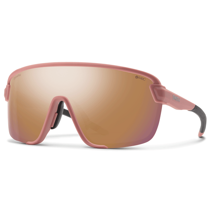 Smith Bobcat Sunglasses B4BC Chalk Rose/ChromaPop Rose Gold Mirror + Clear - Comor - Go Play Outside