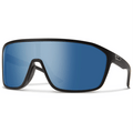Smith Boomtown Sunglasses Matte Black/ChromaPop Polarized Blue Mirror - Comor - Go Play Outside