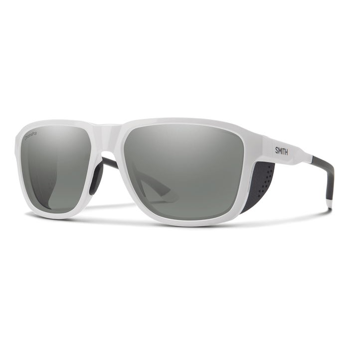 Smith Embark Sunglasses White/ChromaPop Polarized Platinum Mirror - Comor - Go Play Outside