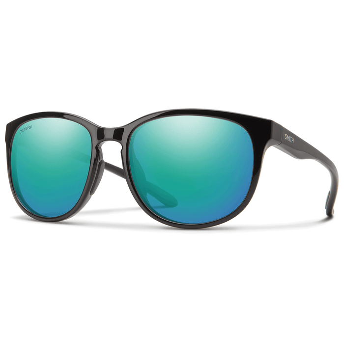 Smith Lake Shasta Sunglasses Black/ChromaPop Polarized Opal Mirror - Comor - Go Play Outside