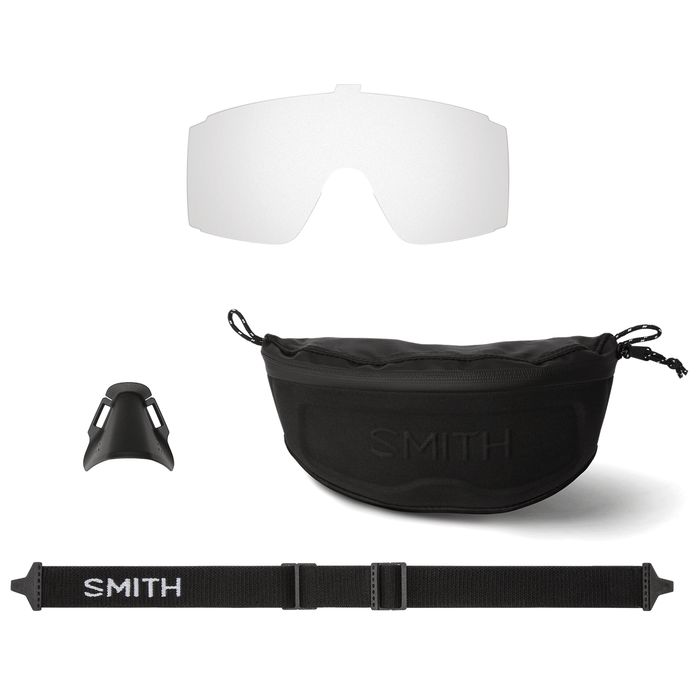 Smith Pursuit Sunglasses Matte Black/ChromaPop Black + Clear - Comor - Go Play Outside