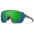Smith Shift MAG Sunglasses Matte Cement/ChromaPop Green Mirror - Comor - Go Play Outside