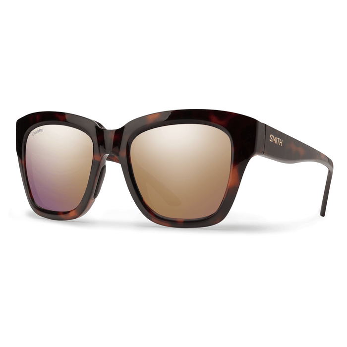 Smith Sway Sunglasses Tortoise/ChromaPop Polarized Rose Gold Mirror - Comor - Go Play Outside