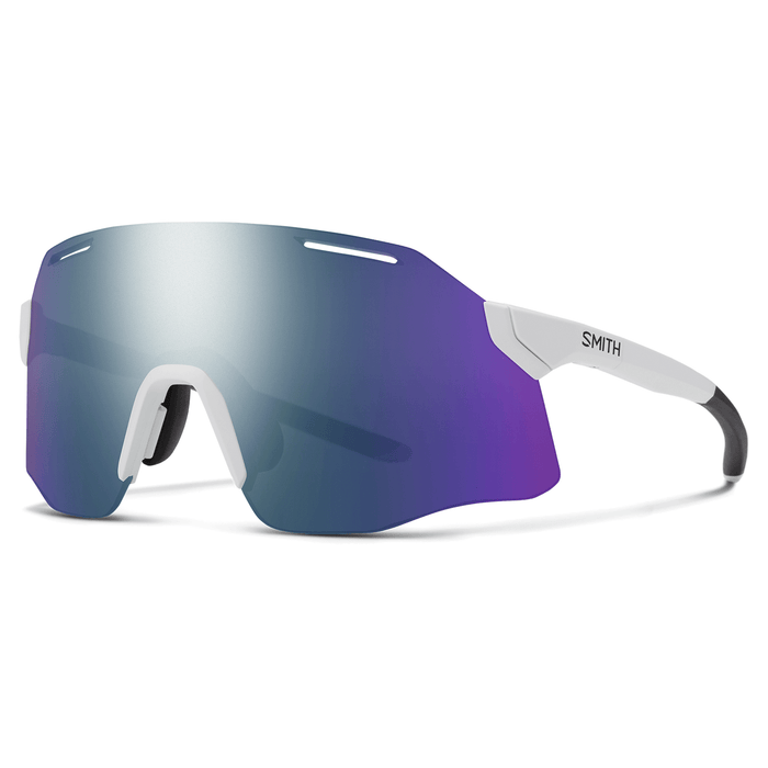 Smith Vert Sunglasses White/ChromaPop Violet Mirror + Clear - Comor - Go Play Outside