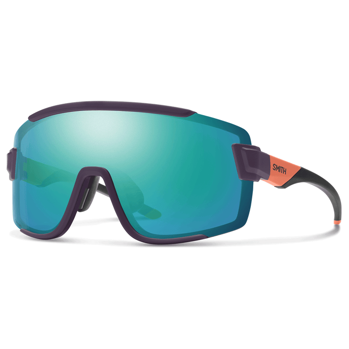Smith Wildcat Sunglasses Matte Purple Cinder Hi Viz/ChromaPop Opal Mirror + Clear - Comor - Go Play Outside