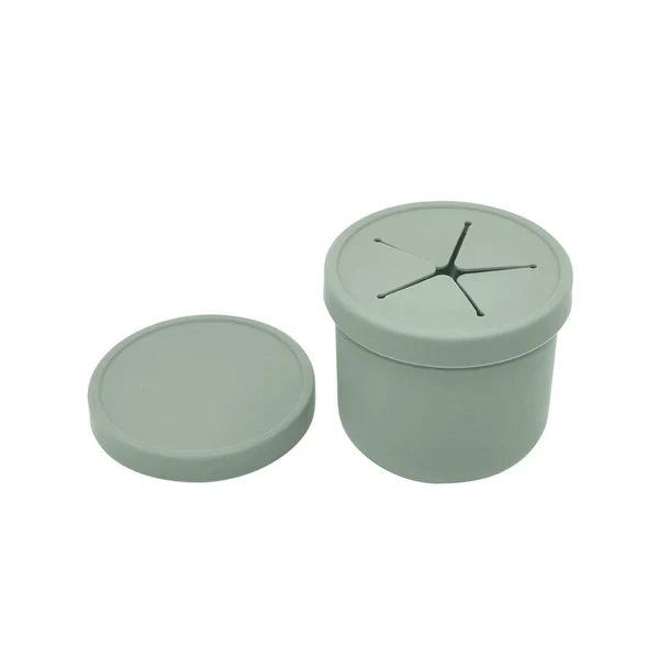Spill-proof snack cup