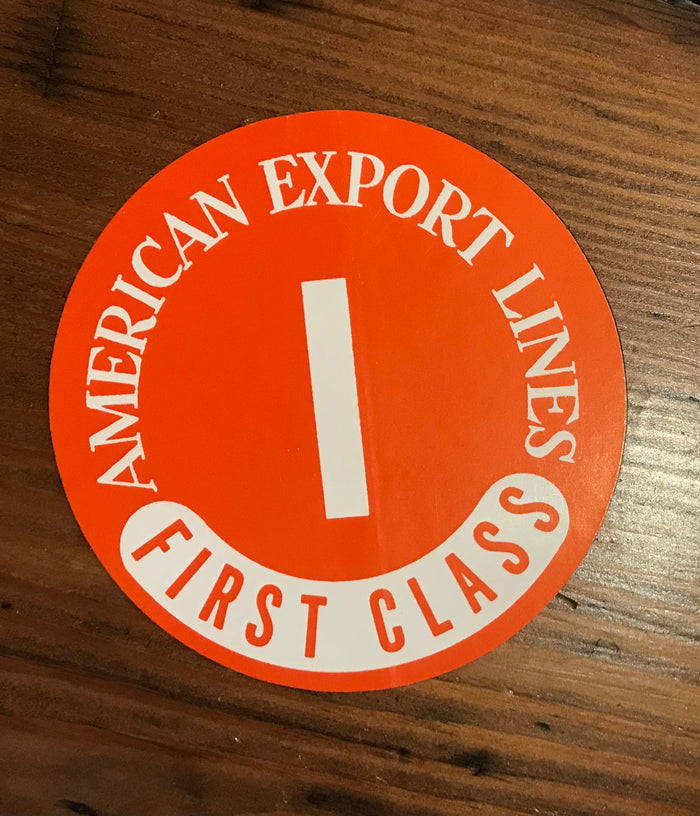 Stickers - American Export Lines First Class, I
