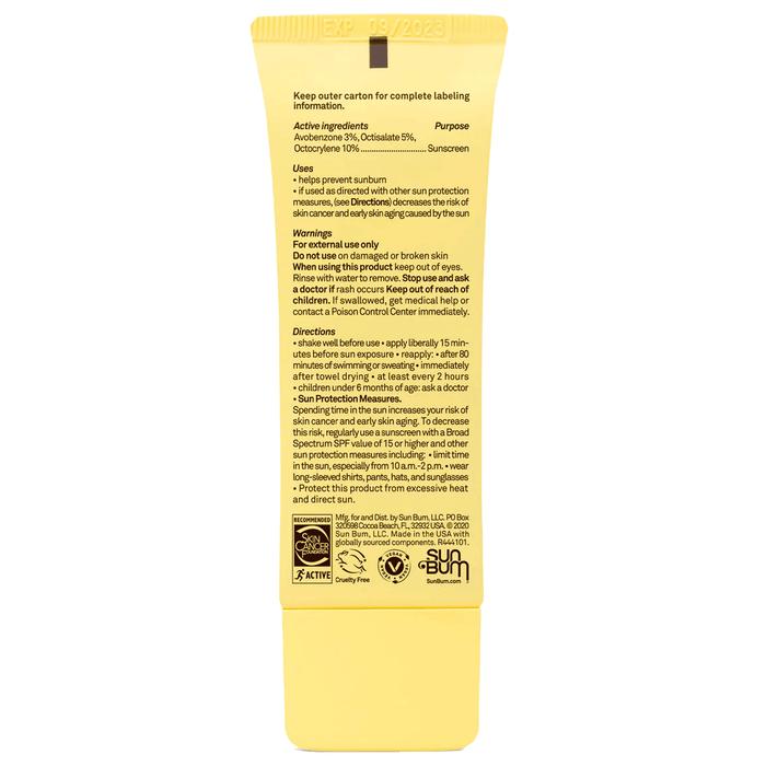 Sun Bum Glow SPF30 Face Lotion - Comor - Go Play Outside