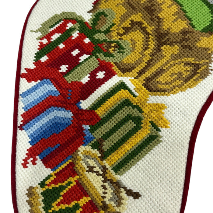 Teddy Bear NeedlePoint Stocking