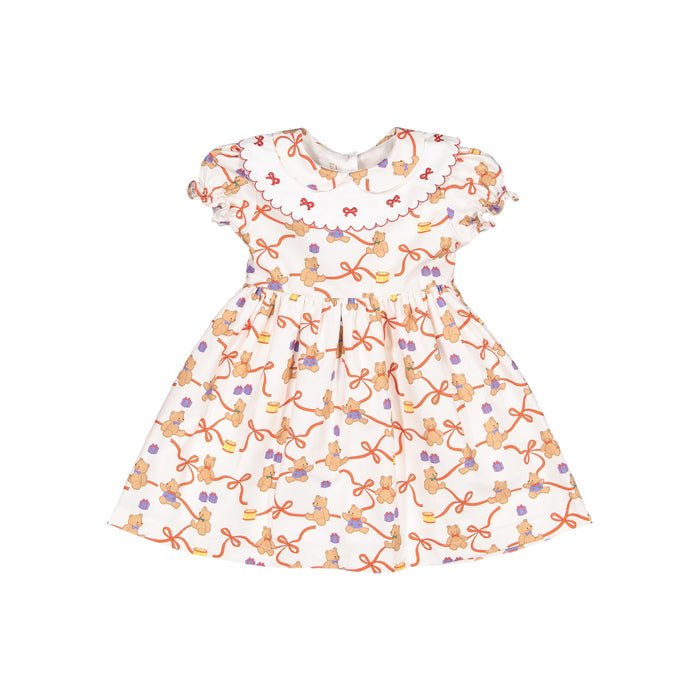 Teddy Bow Girl Trellis Dress