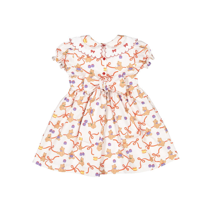 Teddy Bow Girl Trellis Dress