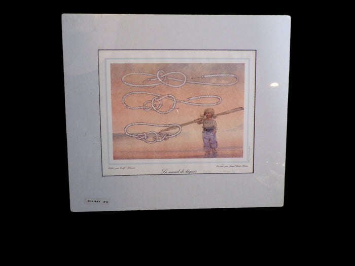 The Lackey Knot Print by Jean-Olivier Heron - Annapolis Maritime Antiques