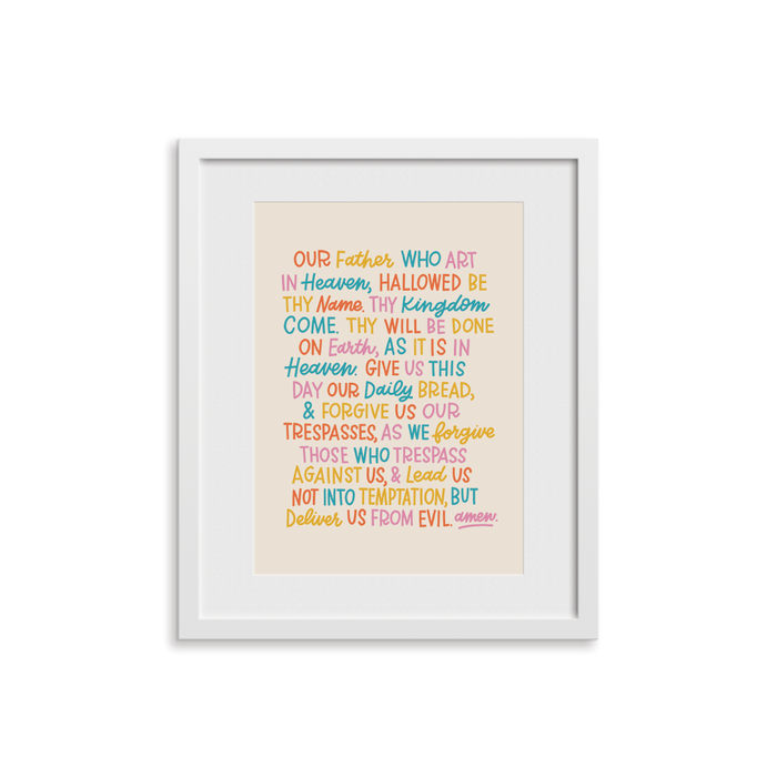 "The Lord's Prayer" Print