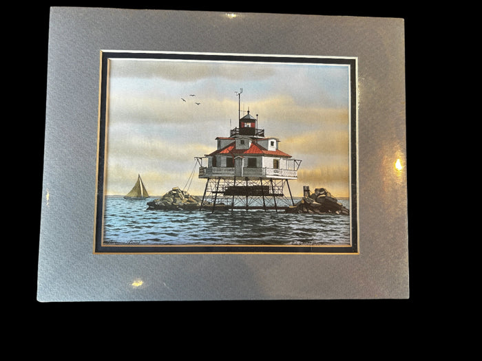 "Thomas Point" Print by D.L Christianson - Annapolis Maritime Antiques