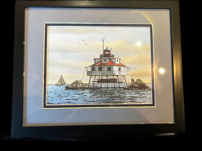 "Thomas Point" Print by D.L Christianson - Annapolis Maritime Antiques