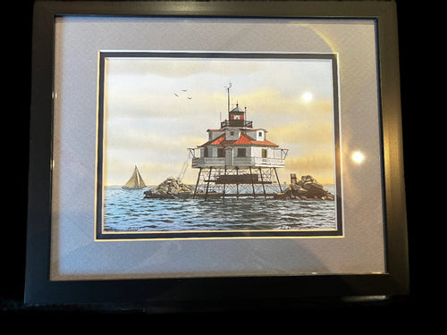 "Thomas Point" Print by D.L Christianson - Annapolis Maritime Antiques
