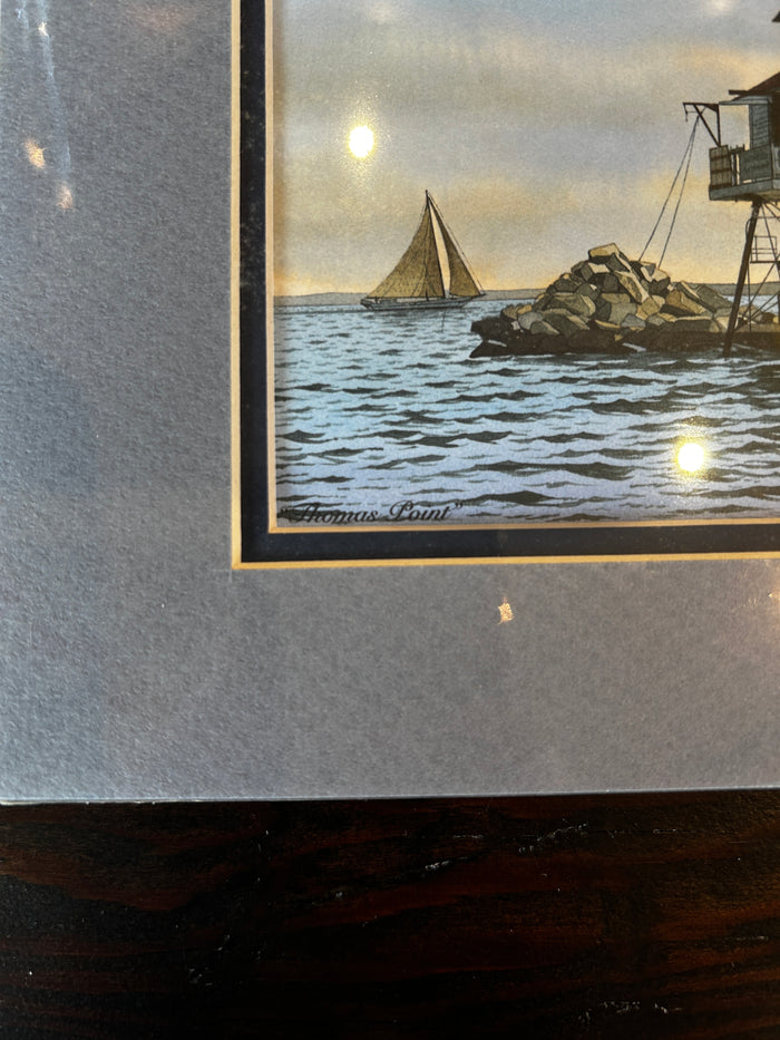 "Thomas Point" Print by D.L Christianson - Annapolis Maritime Antiques