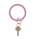 Tickled Pink Riviera Big O Key Ring