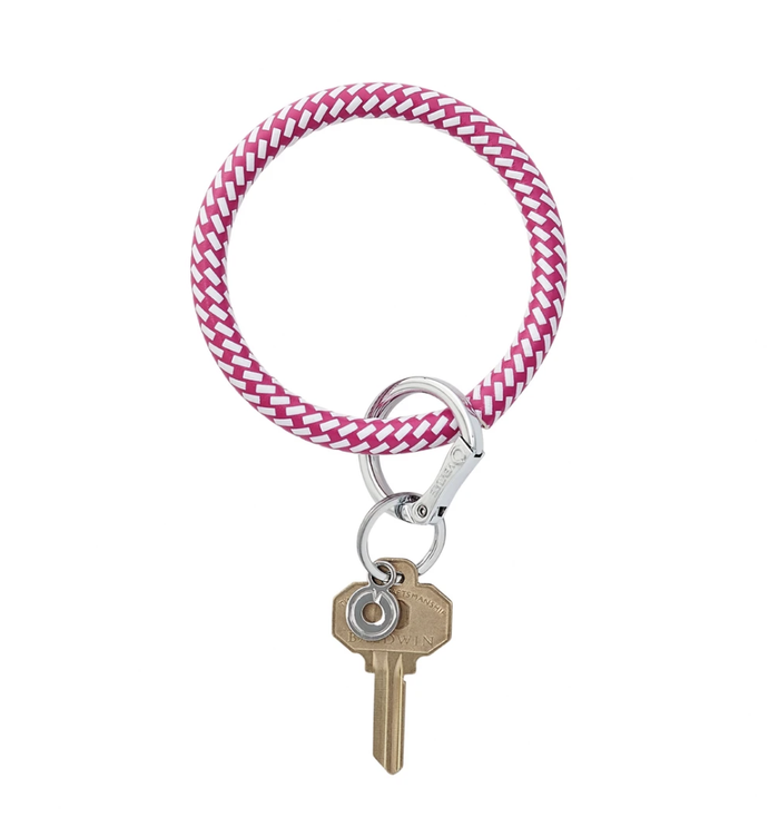 Tickled Pink Riviera Big O Key Ring