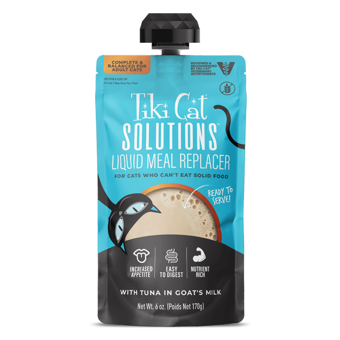 Tiki Cat™ Solutions™ Liquid Meal Replacer With Tuna in Goat’s Milk Wet Cat Food