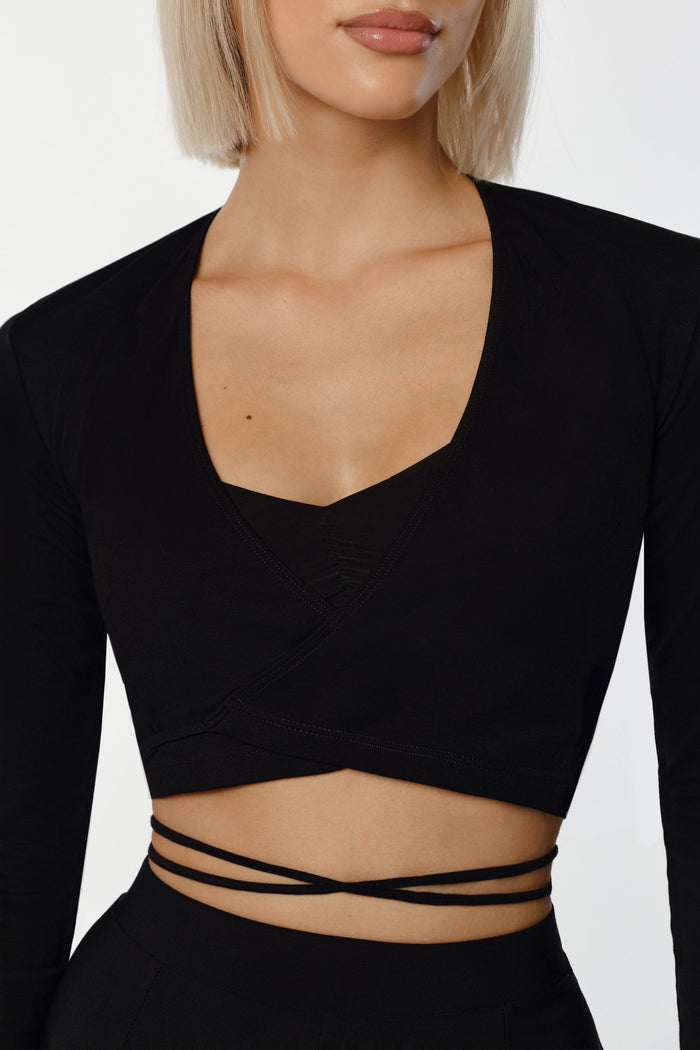Top «Fiori» black