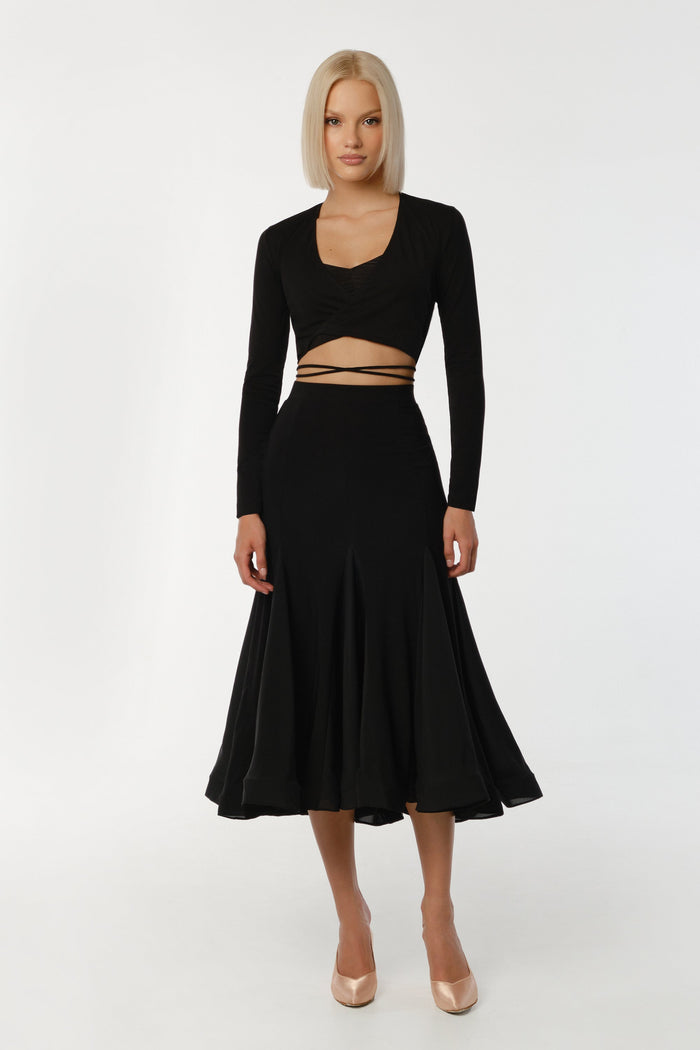Top «Fiori» black