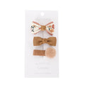 Trio Fabric Hair Clips