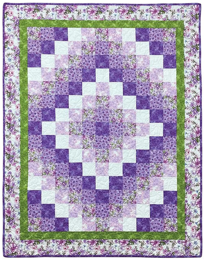 Trip Around the World Quilt Pattern by Eleanor Burns