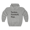 Turkey, Football, Nap Hooded Sweatshirt